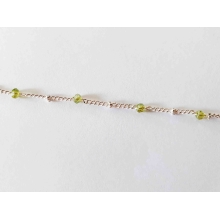 Marquise coloré argent