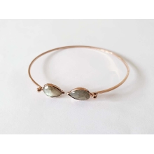 jonc Dual Stones or rose