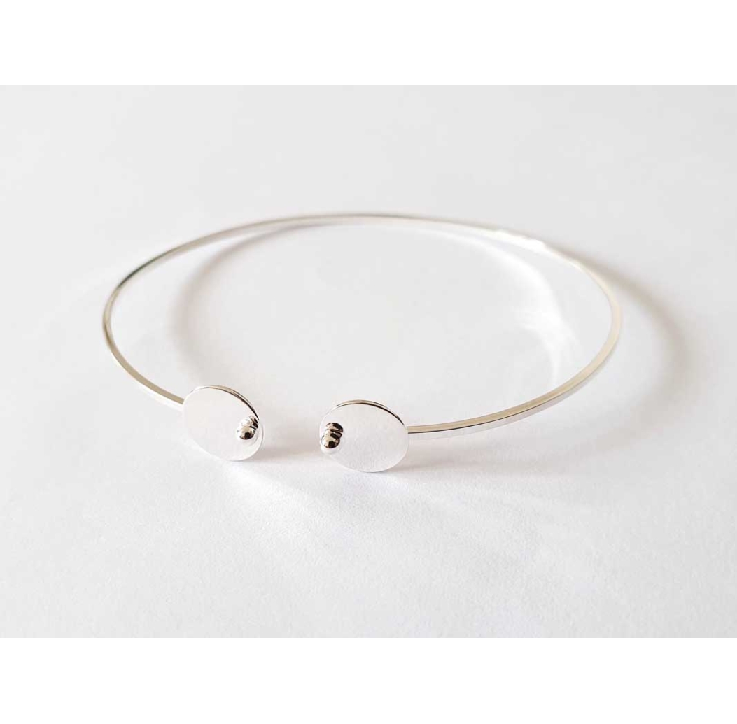 Jonc Butterfly argent