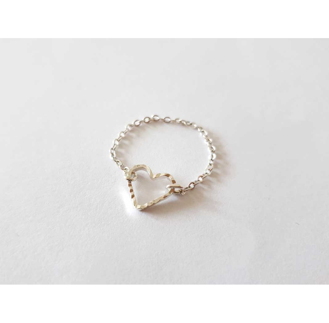 Bague Coeur argent