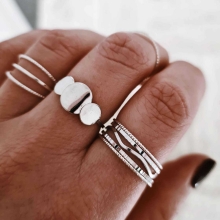 Bague Triple argent