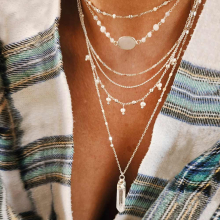 collier ondine argent