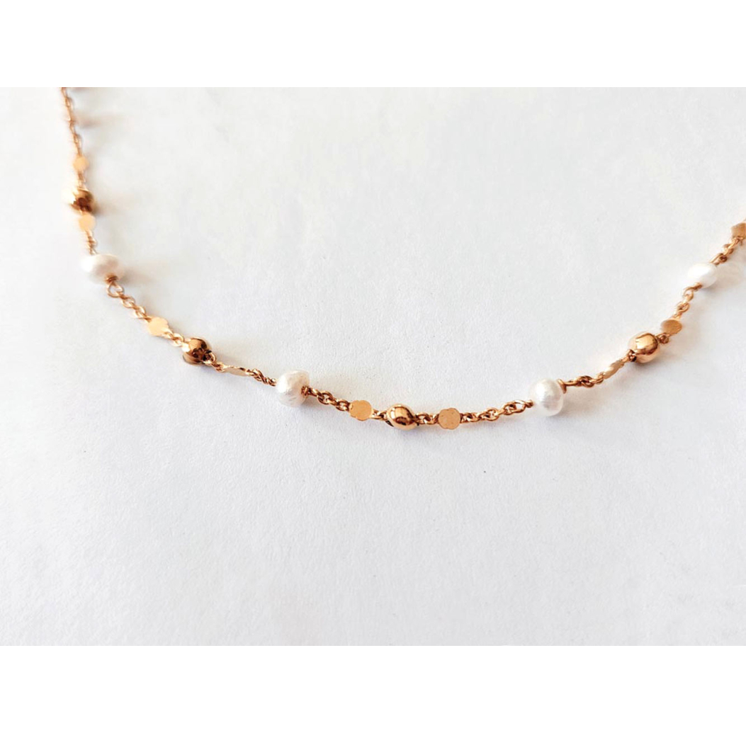 collier ondine or rose