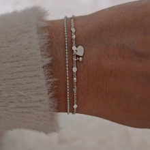 Bracelet love argent