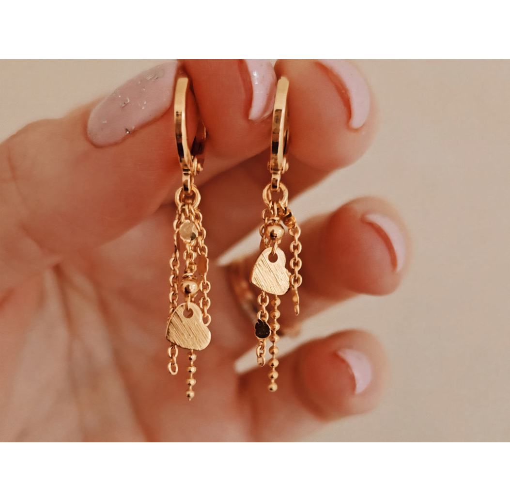 Boucles d'oreilles love or